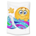 Easter egg Emoji Large Tapestry