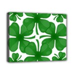 4 leaf clover Canvas 10  x 8  (Stretched)