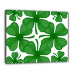 4 leaf clover Canvas 20  x 16  (Stretched)