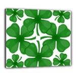 4 leaf clover Canvas 24  x 20  (Stretched)