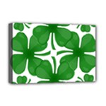 4 leaf clover Deluxe Canvas 18  x 12  (Stretched)