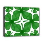 4 leaf clover Deluxe Canvas 20  x 16  (Stretched)