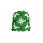 4 leaf clover Drawstring Pouch (Small)