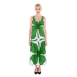 4 leaf clover Sleeveless Maxi Dress