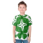 4 leaf clover Kids  Cotton Tee