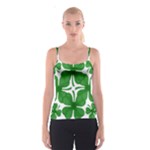 4 leaf clover Spaghetti Strap Top