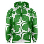 4 leaf clover Men s Zipper Hoodie