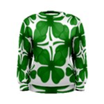 4 leaf clover Women s Sweatshirt