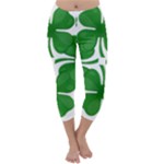 4 leaf clover Capri Winter Leggings 