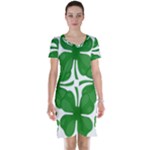 4 leaf clover Short Sleeve Nightdress