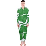 4 leaf clover Hooded Jumpsuit (Ladies)