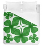 4 leaf clover Duvet Cover (Queen Size)