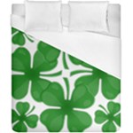 4 leaf clover Duvet Cover (California King Size)