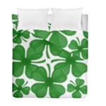 4 leaf clover Duvet Cover Double Side (Full/ Double Size)