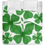 4 leaf clover Duvet Cover Double Side (King Size)