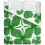 4 leaf clover Duvet Cover Double Side (California King Size)