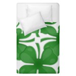 4 leaf clover Duvet Cover Double Side (Single Size)