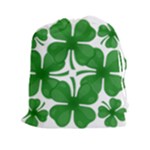 4 leaf clover Drawstring Pouch (XXL)