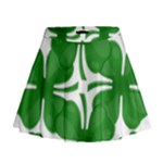 4 leaf clover Mini Flare Skirt