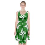 4 leaf clover Racerback Midi Dress