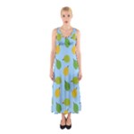 blue durians Sleeveless Maxi Dress