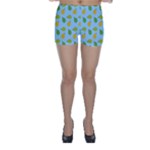 blue durians Skinny Shorts