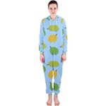 blue durians Hooded Jumpsuit (Ladies)