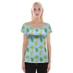 blue durians Women s Cap Sleeve Top