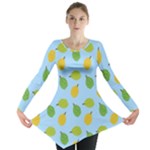 blue durians Long Sleeve Tunic 