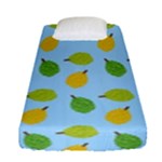 blue durians Fitted Sheet (Single Size)