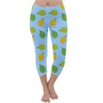 blue durians Capri Winter Leggings 