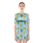 blue durians Shoulder Cutout One Piece