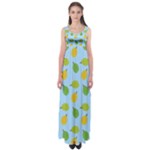 blue durians Empire Waist Maxi Dress