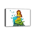 Emoji Mermaid Mini Canvas 6  x 4  (Stretched)