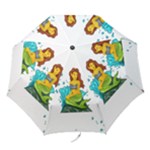 Emoji Mermaid Folding Umbrella