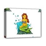 Emoji Mermaid Deluxe Canvas 14  x 11  (Stretched)