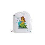 Emoji Mermaid Drawstring Pouch (Small)