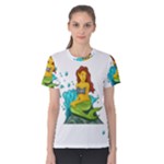 Emoji Mermaid Women s Cotton Tee