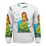 Emoji Mermaid Men s Long Sleeve Tee