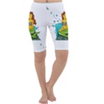 Emoji Mermaid Cropped Leggings 