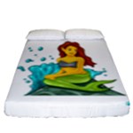 Emoji Mermaid Fitted Sheet (King Size)