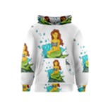 Emoji Mermaid Kids  Pullover Hoodie