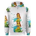 Emoji Mermaid Men s Zipper Hoodie