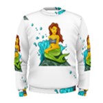 Emoji Mermaid Men s Sweatshirt