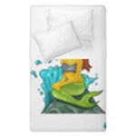 Emoji Mermaid Duvet Cover Double Side (Single Size)