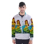 Emoji Mermaid Wind Breaker (Men)