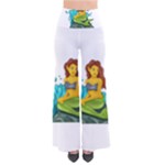 Emoji Mermaid Women s Chic Palazzo Pants 