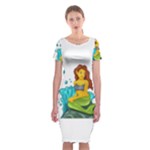 Emoji Mermaid Classic Short Sleeve Midi Dress