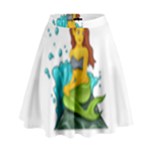 Emoji Mermaid High Waist Skirt