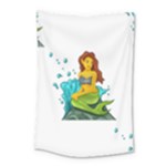 Emoji Mermaid Small Tapestry